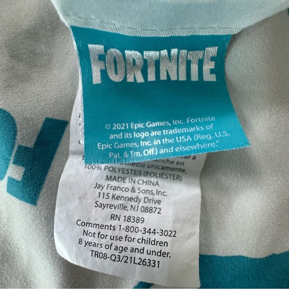 Fortnite twin flat sheet and pillowcase microfiber - Picture 4 of 5